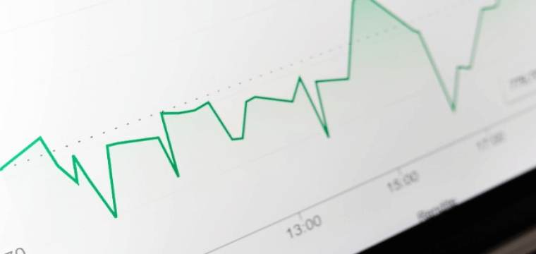 Image of a line graph on a computer screen depicting Lifebit's approach to secure collaboration and safeguarding data integrity