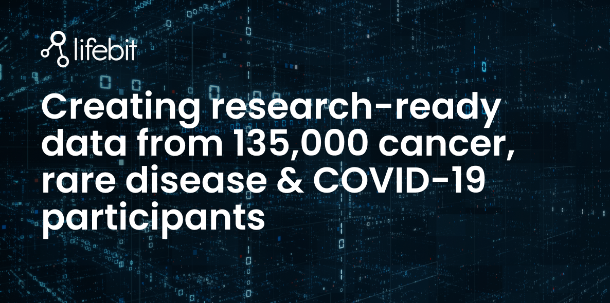 Creating research-ready data from 135,000 cancer, rare disease & COVID-19 participants