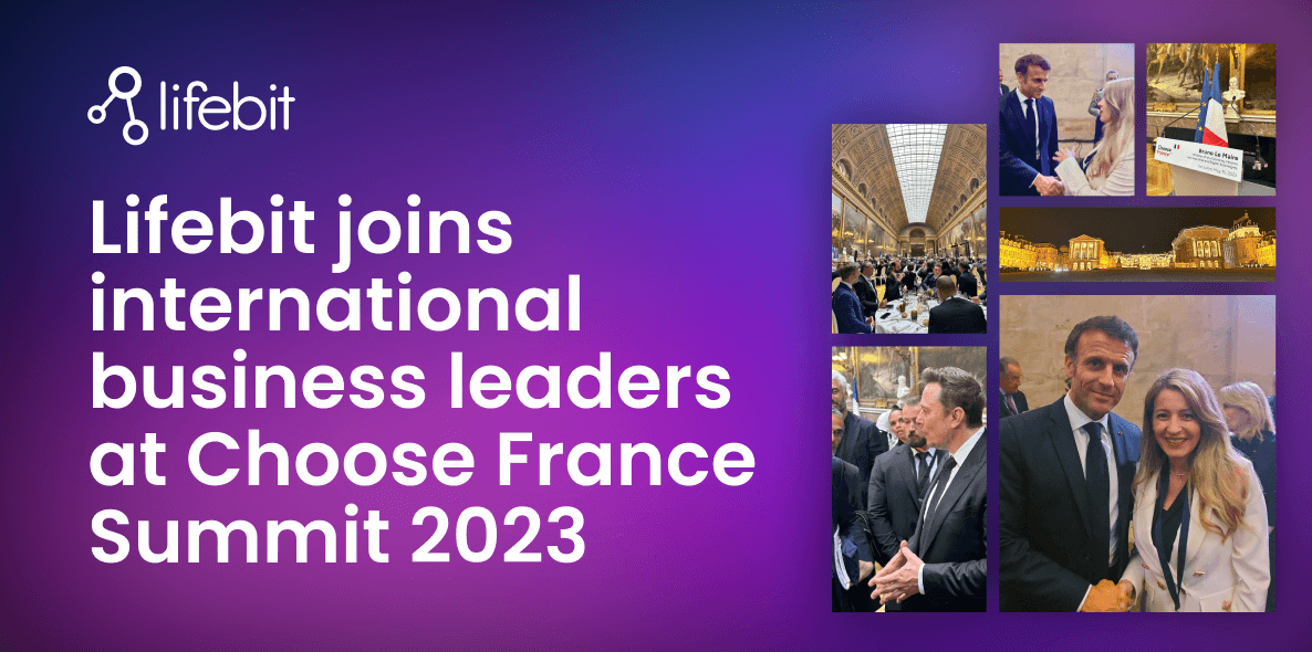 Lifebit joins international business leaders with French President Emmanuel Macron at Choose France Summit 2023