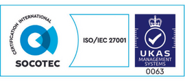 Socotec UKAS logo for 27001 v1